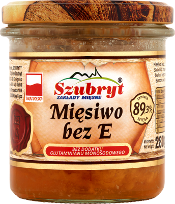 SZUBRYT MIESIWO BEZ E SLOIK 280G/6 [2021-03-08 10:10:20]