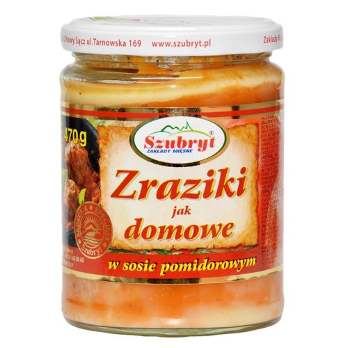 SZUBRYT ZRAZIKI W SOS.POMID 470G/6 [2021-03-08 01:14:22]