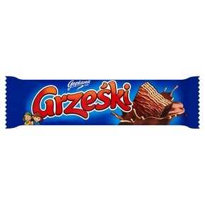 WAFEL GRZESKI NIEBIESKIE W CZEK KAKAO 36G/36