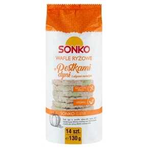 WAFLE RYZOWE SONKO PESTKI DYNI 130G/16 HFP