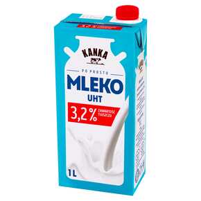 MLEKO  KANKA 3,2%/1L/12 UHT MW DOBRY WYBOR KRT