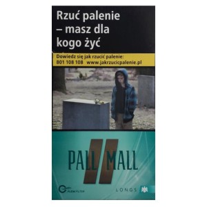 PAPIEROSY PALL MALL SLIM ZIELONY 25,50/10