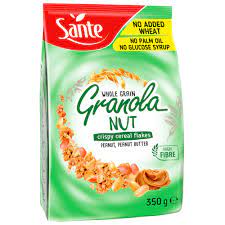 PLATKI SANTE GRANOLA ORZECHOWA 350G/14