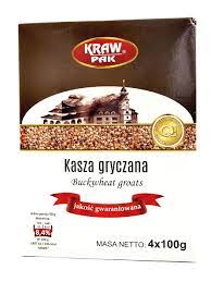 KASZA GRYCZANA SASZETKA KRAWPAK  4*100G/8