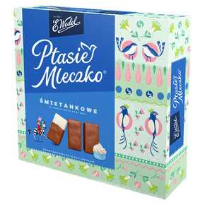 WEDEL PTASIE MLECZKO SMIETANKOWE 340G/18