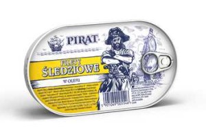 PIRAT FILET SLEDZ W OLEJU 160G/20