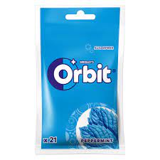 GUMA TOREB.ORBIT PEPPERMINT 29G/22 WRIGLEY,S
