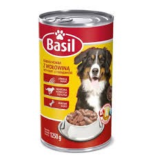 KARMA PIES BASIL PUSZ 1250G/6 WOŁOWINA.